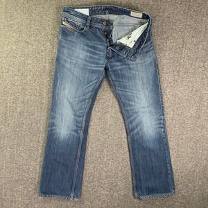 Diesel New Fanker Jeans Men 30x28 Slim Bootcut Y2K Bike Rocker